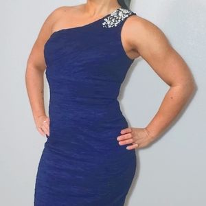 Eliza J Rhinestone Off the Shoulder Dress Size 4